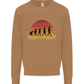 Metal Detecting Evolution Detector Mens Sweatshirt Jumper Caramel Latte