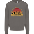 Metal Detecting Evolution Detector Mens Sweatshirt Jumper Charcoal