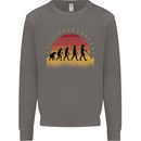 Metal Detecting Evolution Detector Mens Sweatshirt Jumper Charcoal