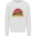 Metal Detecting Evolution Detector Mens Sweatshirt Jumper White
