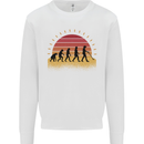 Metal Detecting Evolution Detector Mens Sweatshirt Jumper White