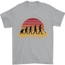 Metal Detecting Evolution Detector Mens T-Shirt 100% Cotton Sports Grey