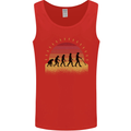 Metal Detecting Evolution Detector Mens Vest Tank Top Red