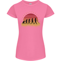 Metal Detecting Evolution Detector Womens Petite Cut T-Shirt Azalea