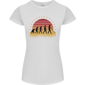 Metal Detecting Evolution Detector Womens Petite Cut T-Shirt White