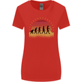 Metal Detecting Evolution Detector Womens Wider Cut T-Shirt Red