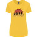 Metal Detecting Evolution Detector Womens Wider Cut T-Shirt Yellow