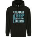 Metal Detecting The Next Beep Funny Childrens Kids Hoodie Black