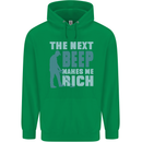 Metal Detecting The Next Beep Funny Childrens Kids Hoodie Irish Green