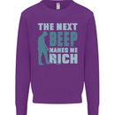 Metal Detecting The Next Beep Funny Kids Sweatshirt Jumper Purple
