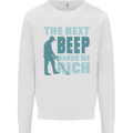 Metal Detecting The Next Beep Funny Kids Sweatshirt Jumper White