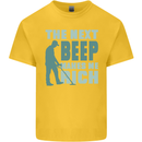 Metal Detecting The Next Beep Funny Kids T-Shirt Childrens Yellow