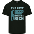 Metal Detecting The Next Beep Funny Mens Cotton T-Shirt Tee Top Black