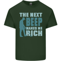 Metal Detecting The Next Beep Funny Mens Cotton T-Shirt Tee Top Forest Green