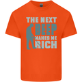 Metal Detecting The Next Beep Funny Mens Cotton T-Shirt Tee Top Orange