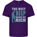 Metal Detecting The Next Beep Funny Mens Cotton T-Shirt Tee Top Purple