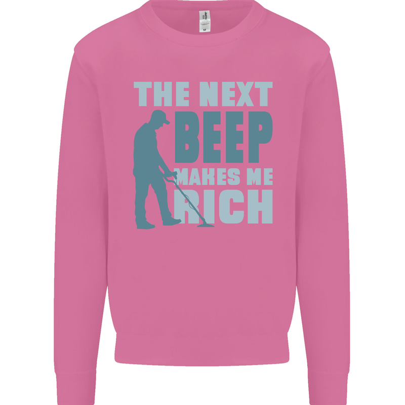 Metal Detecting The Next Beep Funny Mens Sweatshirt Jumper Azalea