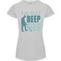 Metal Detecting The Next Beep Funny Womens Petite Cut T-Shirt Sports Grey