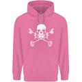 Metal Detector Skull Detecting Mens 80% Cotton Hoodie Azelea