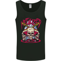 Metalized Heavy Metal Demonic Skulls Death Mens Vest Tank Top Black