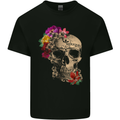 Mexique Sugar Skull Day of the Dead DOTD Kids T-Shirt Childrens Black