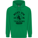 Mick's Gym Boxing Boxer Movie Childrens Kids Hoodie Irish Green