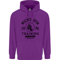 Mick's Gym Boxing Boxer Movie Childrens Kids Hoodie Purple