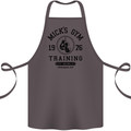 Mick's Gym Boxing Boxer Movie Cotton Apron 100% Organic Dark Grey