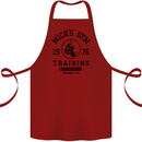 Mick's Gym Boxing Boxer Movie Cotton Apron 100% Organic Maroon