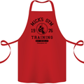 Mick's Gym Boxing Boxer Movie Cotton Apron 100% Organic Red