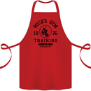 Mick's Gym Boxing Boxer Movie Cotton Apron 100% Organic Red