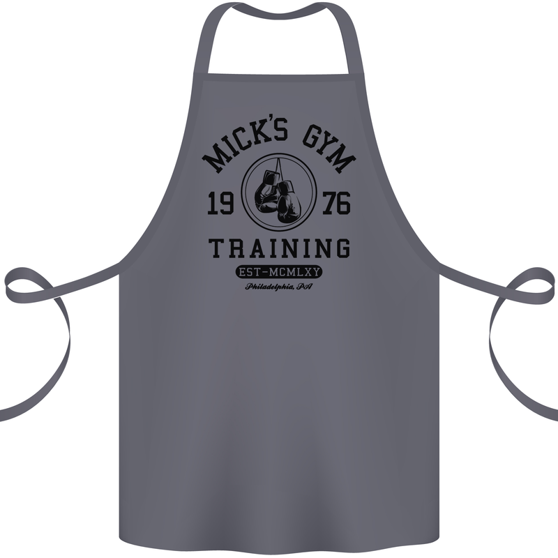Mick's Gym Boxing Boxer Movie Cotton Apron 100% Organic Steel