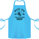 Mick's Gym Boxing Boxer Movie Cotton Apron 100% Organic Turquoise