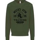 Mick's Gym Boxing Boxer Movie Kids Sweatshirt Jumper Forest Green