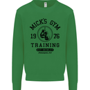 Mick's Gym Boxing Boxer Movie Kids Sweatshirt Jumper Irish Green