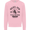 Mick's Gym Boxing Boxer Movie Kids Sweatshirt Jumper Light Pink
