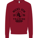 Mick's Gym Boxing Boxer Movie Kids Sweatshirt Jumper Red