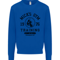 Mick's Gym Boxing Boxer Movie Kids Sweatshirt Jumper Royal Blue