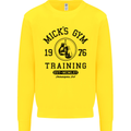 Mick's Gym Boxing Boxer Movie Kids Sweatshirt Jumper Yellow