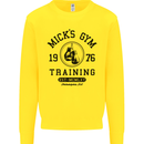 Mick's Gym Boxing Boxer Movie Kids Sweatshirt Jumper Yellow