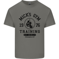 Mick's Gym Boxing Boxer Movie Kids T-Shirt Childrens Charcoal