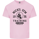 Mick's Gym Boxing Boxer Movie Kids T-Shirt Childrens Light Pink