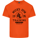 Mick's Gym Boxing Boxer Movie Kids T-Shirt Childrens Orange