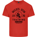 Mick's Gym Boxing Boxer Movie Kids T-Shirt Childrens Red
