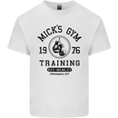 Mick's Gym Boxing Boxer Movie Kids T-Shirt Childrens White