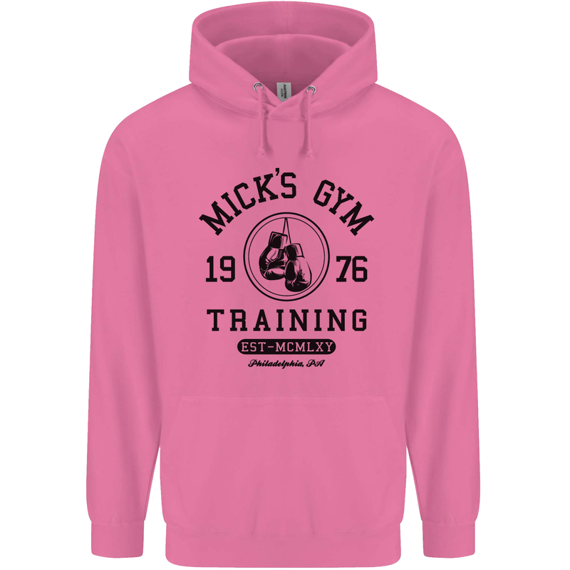 Mick's Gym Boxing Boxer Movie Mens 80% Cotton Hoodie Azelea
