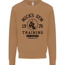 Mick's Gym Boxing Boxer Movie Mens Sweatshirt Jumper Caramel Latte