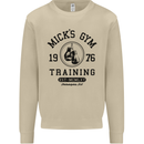 Mick's Gym Boxing Boxer Movie Mens Sweatshirt Jumper Sand
