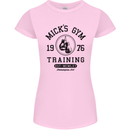 Mick's Gym Boxing Boxer Movie Womens Petite Cut T-Shirt Light Pink