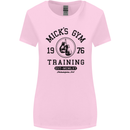 Mick's Gym Boxing Boxer Movie Womens Wider Cut T-Shirt Light Pink